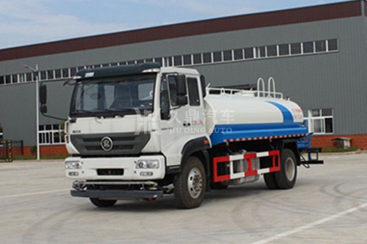 10噸灑水車多少錢_10噸(10方)重汽斯太爾綠化灑水車廠家價(jià)格2