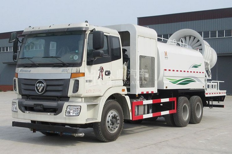 福田歐曼后雙橋多功能抑塵車價格