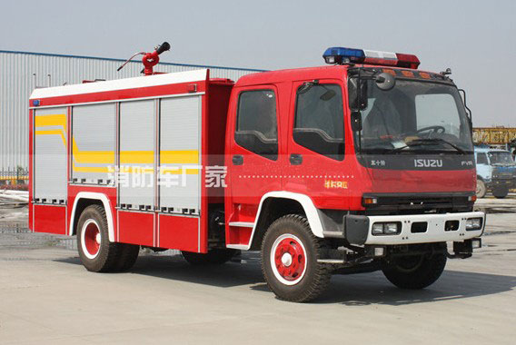 6噸五十鈴FVR泡沫消防車價格3
