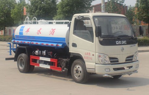 3噸灑水車價格多少_東風多利卡2.5噸藍牌綠化灑水車廠家價格4