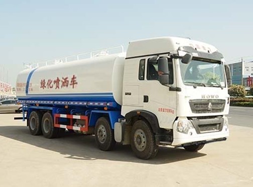 20噸灑水車視頻_重汽豪沃前四后八20噸綠化灑水車廠家價格