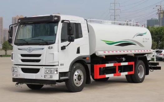 15方灑水車多少錢一臺_解放龍V 15噸綠化灑水車廠家價格