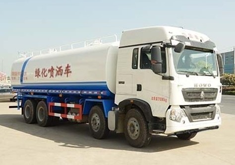 工程灑水車國六標準的價格_重汽豪沃前四后八20噸工程灑水車2