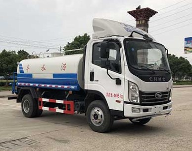 5方灑水車多重多少噸_南駿5噸綠化灑水車廠家價格