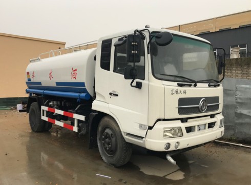 10噸灑水車價格查詢_最便宜的東風天錦10噸綠化灑水車廠家價格3