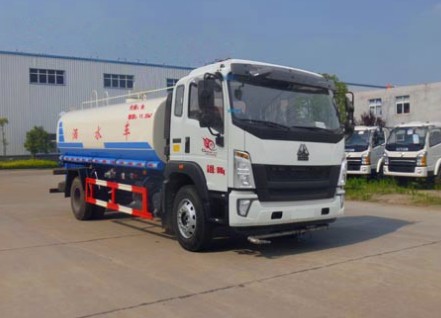 15噸灑水車報價表_重汽豪沃G5X-15噸綠化灑水車廠家價格2
