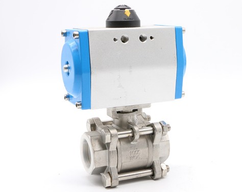 灑水車氣動絲口球閥_灑水車配件