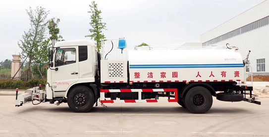 公路灑水車_東風天錦路面高壓清洗車3