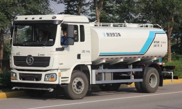 12噸灑水車多少錢一臺_國六13方陜汽德龍L3000綠化灑水車