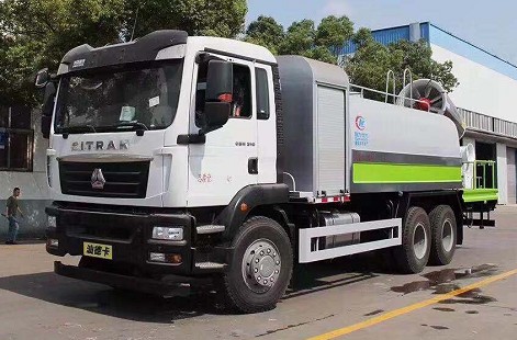 國六重汽汕德卡多功能抑塵車圖片 國六重汽汕德卡多功能抑塵車圖片