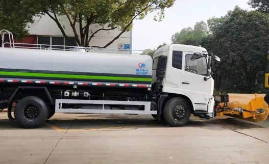 多功能灑水車-12方東風天錦帶除雪滾刷灑水車