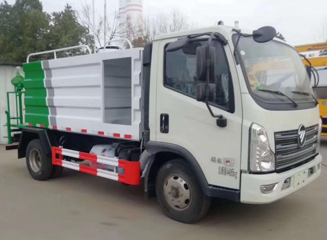 藍(lán)牌灑水車報(bào)價(jià)_國(guó)六福田時(shí)代領(lǐng)航5方藍(lán)牌抑塵車廠家價(jià)格