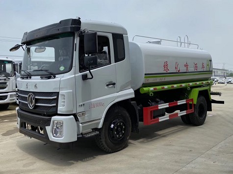 12噸灑水車包月多少錢一個月_國六12方東風隨專D17綠化灑水車廠家價格