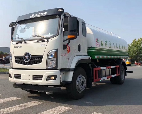 15噸灑水車多長_大運致勝15方綠化灑水車廠家價格