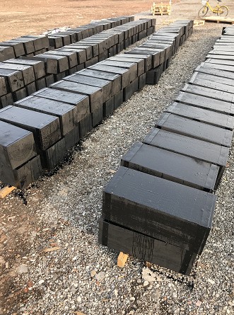 灑水車輪胎三角楔木 灑水車輪胎三角楔木