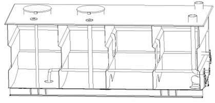 湖北江南重汽豪沃泡沫消防車泡沫罐結構圖片 湖北江南重汽豪沃泡沫消防車泡沫罐結構圖片
