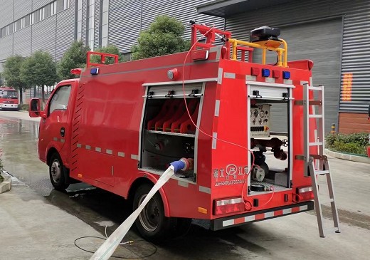 國六東風途逸小型藍牌消防車 國六東風途逸小型藍牌消防車