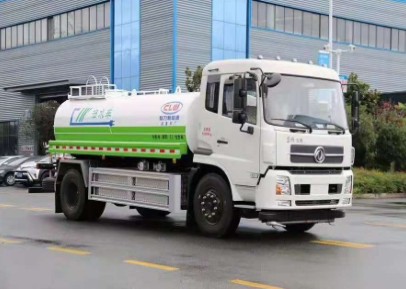 電動灑水車是什么車型_東風天錦12噸純電動灑水車