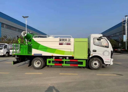 電動(dòng)灑水車圖片_東風(fēng)凱普特5噸純電動(dòng)抑塵車2