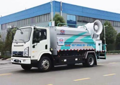 電動灑水車型號規格_8噸比亞迪T7B純電動抑塵車