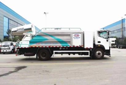 電動灑水車型號及參數(shù)_電動小型灑水車_10噸福田純電動抑塵車2