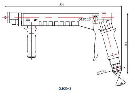 QLD20/3直流噴霧水槍 QLD20/3直流噴霧水槍