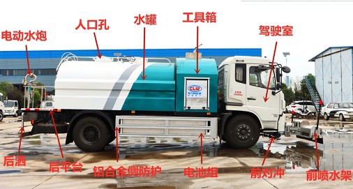 東風(fēng)天錦新能源純電動9方清洗車 東風(fēng)天錦新能源純電動9方清洗車