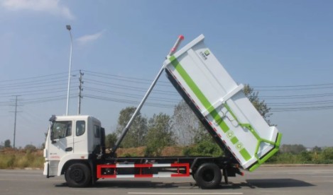 國六東風錦程前頂加長型對接垃圾車 國六東風錦程前頂加長型對接垃圾車