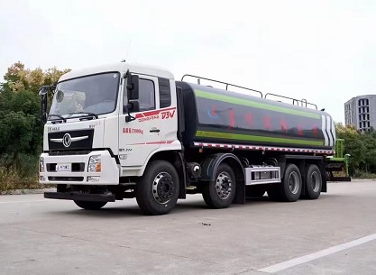 25方灑水車大約多少錢一臺呢_國六東風專底D3V前四后八26方灑水車廠家價格3