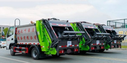 凱馬藍牌壓縮垃圾車 凱馬藍牌壓縮垃圾車