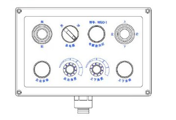 中聯(lián)重科灑水車電動遙控水炮控制器 中聯(lián)重科灑水車電動遙控水炮控制器