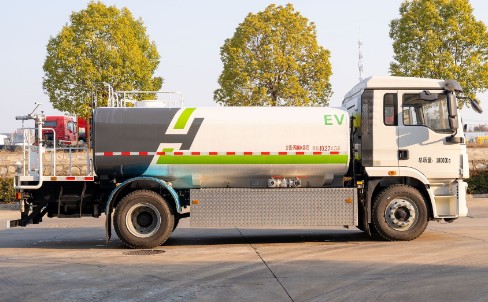 12方陜汽德創純電動灑水車_楚勝牌CSC5187GPSSBEV型純電動綠化噴灑車 12方陜汽德創純電動灑水車_楚勝牌CSC5187GPSSBEV型純電動綠化噴灑車